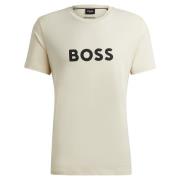 BOSS Bluser & t-shirts  sort / offwhite