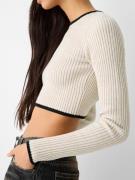 Bershka Pullover  sand / sort