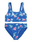 Abercrombie & Fitch Bikini  lyseblå / mørkeblå / mint / koral