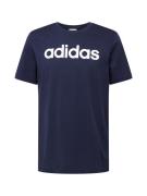 ADIDAS SPORTSWEAR Bluser & t-shirts 'Essentials'  mørkeblå / hvid