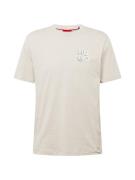 HUGO Bluser & t-shirts 'Detzington241'  lysegrå / sort / hvid
