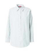 ESPRIT Bluse  mint / hvid