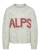 Vero Moda Girl Pullover 'ALPS'  grå / rød