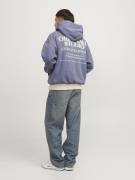 JACK & JONES Sweatshirt  lavendel / hvid