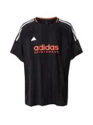 ADIDAS SPORTSWEAR Funktionsbluse 'TIRO Q3'  orange / sort / hvid