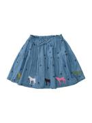 STACCATO Nederdel  blue denim / pink / sort / hvid