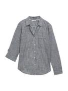 TOM TAILOR Bluse  marin / hvid