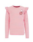 WE Fashion Bluser & t-shirts  pink / hvid