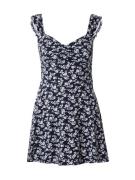 HOLLISTER Sommerkjole  navy / hvid