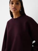 Bershka Sweatshirt  aubergine