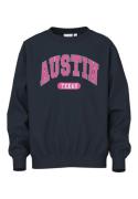 NAME IT Sweatshirt 'VILOUI'  marin / pink / hvid