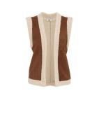 WE Fashion Vest  beige / brun