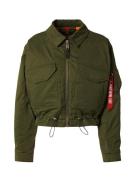 ALPHA INDUSTRIES Overgangsjakke  oliven