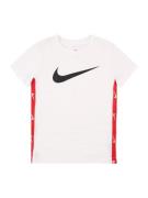 Nike Sportswear Shirts 'CLUB+POLY'  rød / sort / hvid