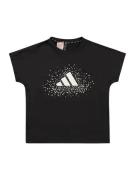 ADIDAS SPORTSWEAR Funktionsskjorte  sort / hvid