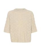 Kaffe Pullover  beige-meleret