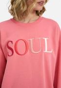 Smith&Soul Sweatshirt  beige / lys pink / rød