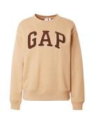 GAP Sweatshirt 'HERITAGE'  brun / cappuccino