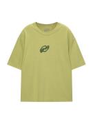 Pull&Bear Bluser & t-shirts  grå / lime