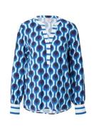 Emily Van Den Bergh Bluse  marin / azur / aqua / hvid