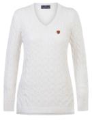 Jacey Quinn Pullover  brun / hvid