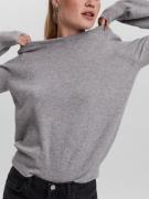 VERO MODA Pullover 'Brilliant'  grå-meleret