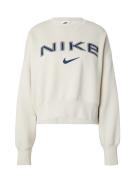 Nike Sportswear Sweatshirt 'PHNX FLC'  beige / marin