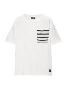 Pull&Bear Bluser & t-shirts  sort / hvid