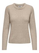 ONLY Pullover 'ONLJeanett'  mørkebeige