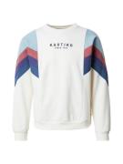 Kaotiko Sweatshirt 'SEATTLE'  marin / lyseblå / sort / hvid