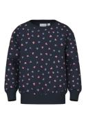 NAME IT Sweatshirt 'DAVINA'  safir / lilla / lys pink