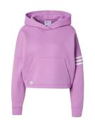 ADIDAS ORIGINALS Sweatshirt 'NEUCL'  blomme / hvid