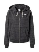 Nike Sportswear Sweatjakke  sort / hvid