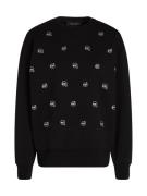 Karl Lagerfeld Sweatshirt  sort / hvid