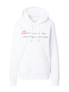 EINSTEIN & NEWTON Sweatshirt 'Tan Tequila'  lys pink / sort / hvid