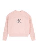 Calvin Klein Jeans Pullover  mørkegrå / rosé / hvid