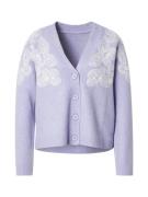 florence by mills exclusive for ABOUT YOU Cardigan 'Luna'  lyselilla / hvid