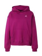 Jordan Sweatshirt 'BRKLN FLC'  rødviolet / hvid