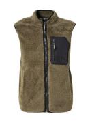 Volcom Vest 'MUZZER FUZZAR'  khaki / sort