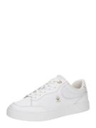 TOMMY HILFIGER Sneaker low 'Essential Chic Court'  guld / hvid