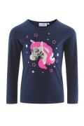 happy girls Bluser & t-shirts  navy / brun / guld / pink