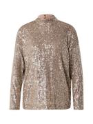 SAINT TROPEZ Bluse 'Reyana'  beige / guld