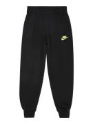 Nike Sportswear Bukser 'Club Fleece'  citrongul / sort