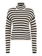 Vero Moda Tall Pullover 'FABULOUS'  beige / sort