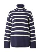 ARMEDANGELS Pullover 'Chanaa'  navy / hvid