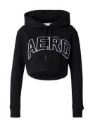 AÉROPOSTALE Sweatshirt  sort / hvid