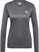 Hummel Funktionsbluse  antracit / lime