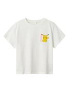 NAME IT Bluser & t-shirts 'NKFDYPPI POKEMON'  himmelblå / gul / lyserød / hvid