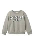 NAME IT Sweatshirt 'NKFDIDO STRANGERTHINGS'  lyseblå / grå / grå-meleret / sort