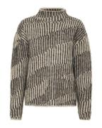 Kaffe Pullover 'Rafi'  beige / sort-meleret